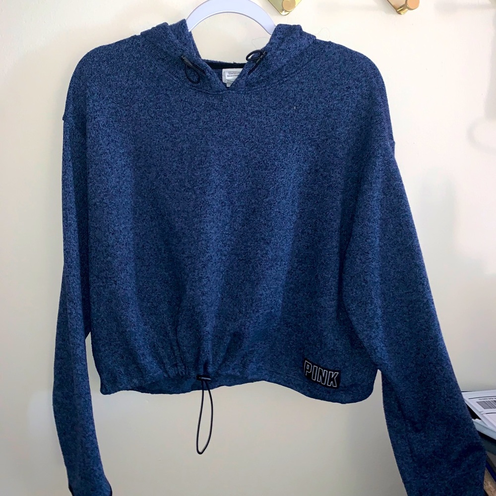 Cropped Victoria's Secret hoodie